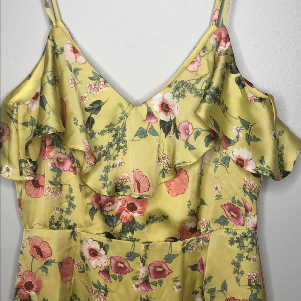 Urban Outfitters yellow floral Romper - Picture 2 of 7